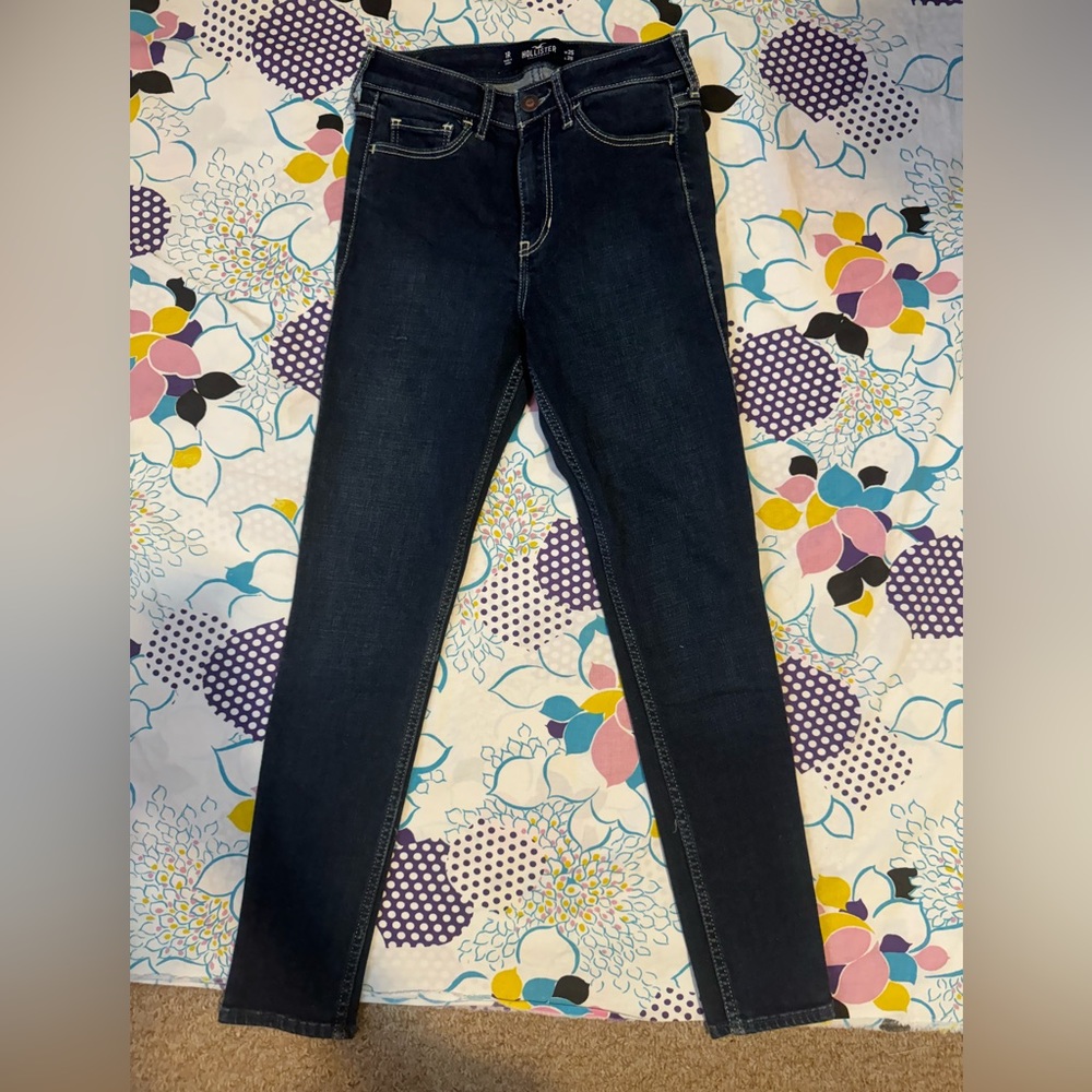 Hollister super high rise skinny jeans size 25 new